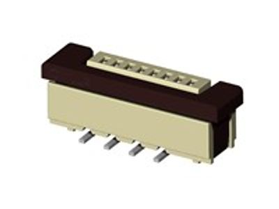 FFC 1,0mm 10pole Vertical ZIF Sn t&r