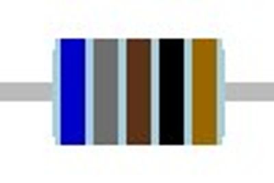 METAL FILM RESISTOR 0,17W: 681ohm METAL FILM RESISTOR 0,17W: 681ohm