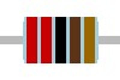 METAL FILM RESISTOR 0,4W: 2,2kohm