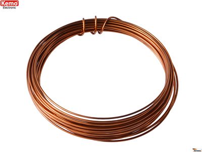 LACQUER INSULATED COPPER WIRE Ø1.0mm 6m