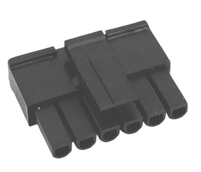 3,0mm 1x6pole female wire UL 94V-0