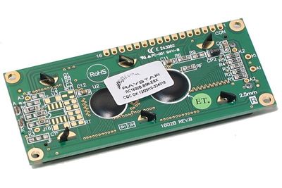 LCD DISPLAY 2x16 BLUE/WHITE WITH LED BACKLIGHT