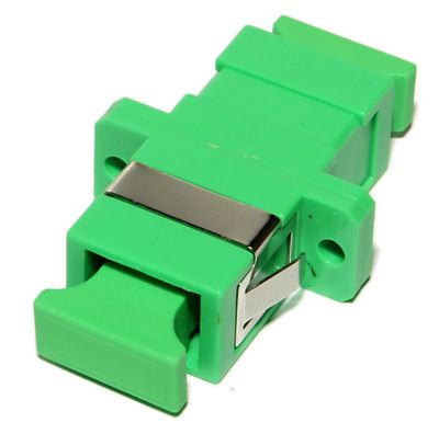 SC/APC-ADAPTER, SM simplex, green