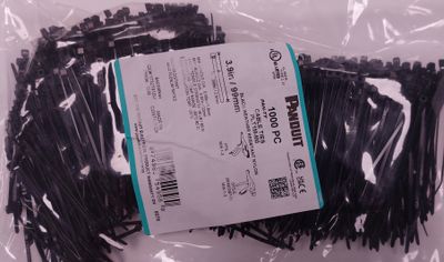 NYLON CABLE TIE 100x2,5mm BLACK 1000pcs NYLON CABLE TIE 100x2,5mm BLACK 1000pcs