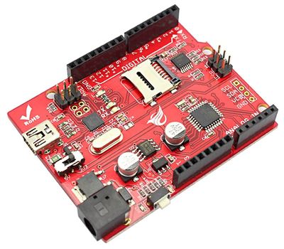 Crowduino Uno-SD V1.5 (ARDUINO UNO COMPATIBLE)