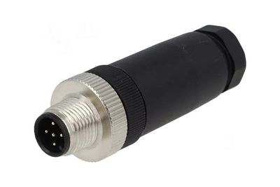 M12 connector 5-pin screwable A-CODE