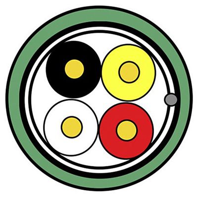 BELDEN AUTOMAATIOKAAPELI YE00820 100M, FOIL SHIELD, PVC