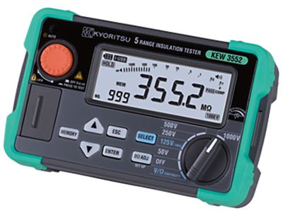 Kyoritsu 3552 Digital Insulation / Continuity Tester with Memory