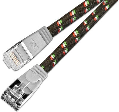 CAT6 FLAT NETWORK CABLE U/FTP TOUGH 5m grey