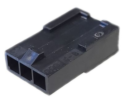 3,0mm 1x3pole male wire w/o mounting ear UL 94V-0 3,0mm 1x3pole male wire w/o mounting ear UL 94V-0