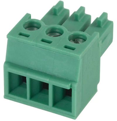 PLUGABLE TERMINAL BLOCK 3X 1,5MM2 R3,81 PLUGABLE TERMINAL BLOCK 3X 1,5MM2 R3,81