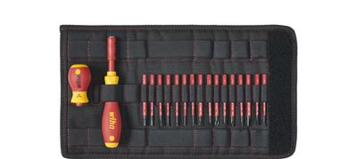 Wiha Screwdriver and bit set slimVario® 1000V