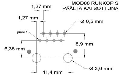 RJ45 (8P8C) SOCKET PCB SHIELDED
