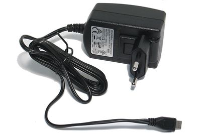 Wall charger with microUSB connector 5V 2,5A