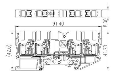 Dinkle DP6N-TR-PE, GTB C4, pushin, 0.5-6mm4, GY