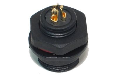 PANEL MOUNT SOCKET FEMALE 3-PIN IP68