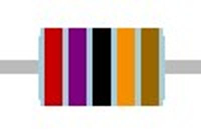 METAL FILM RESISTOR 0,6W: 270kohm