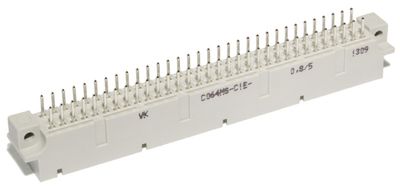 DIN 41612 64-pin A+C male straight PCB