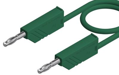 4mm TEST LEAD GREEN 1m