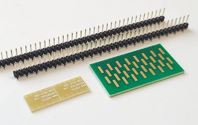 Surface-mount connection adapter FFC 30-pin R1mm-2,54mm