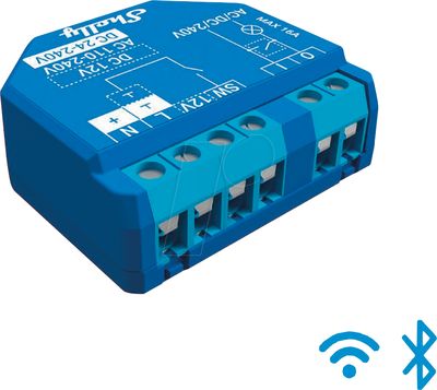 Shelly Plus 1 Wi-Fi RELAY SWITCH 16A