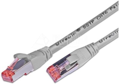 CAT6 PATCH CABLE SHIELDED S/FTP 15m grey