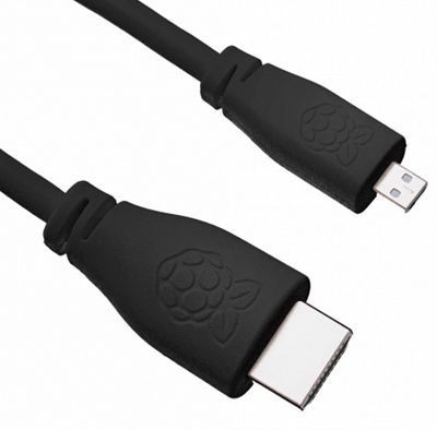 Raspberry Pi OFFICIAL HDMI CABLE 1m black Raspberry Pi OFFICIAL HDMI CABLE 1m black