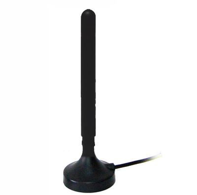 4G Antenna 116mm, 50mm mag base, SMA(M) 2500mm