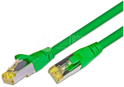 CAT6A PATCH CABLE SHIELDED S/FTP 2m green