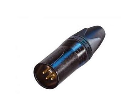 Neutrik XLR 4-NAP MALE BLACK
