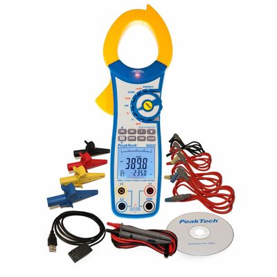 PeakTech 1660 POWER CLAMP METER 1/3-PHASE TRMS 1000A 750kW PeakTech 1660 POWER CLAMP METER 1/3-PHASE TRMS 1000A 750kW