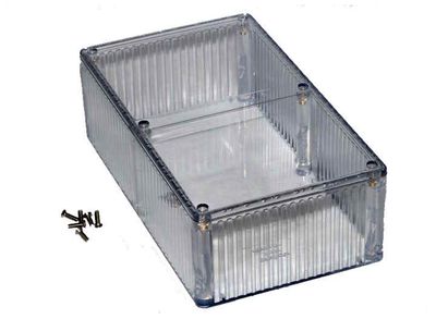 Hammond transparent PLASTIC ENCLOSURE transparent 191x110x57mm
