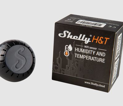 Shelly H&T TEMPERATURE/HUMIDITY SENSOR, black