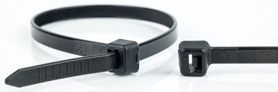 PLASTIC TIE BLACK (UV-res) 300x3,6mm 100pcs