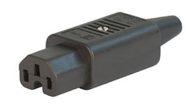 IEC C15A POWER PLUG FEMALE 120°C IEC C15A POWER PLUG FEMALE 120°C