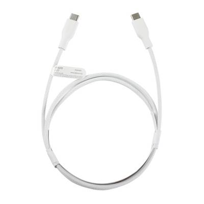 DELTACO IPLH-1010 USB-C – USB-C charging cable 60 W, 1 m, white
