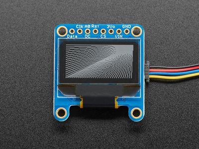 Monochrome 0.96" 128x64 OLED DISPLAY STEMMA QT