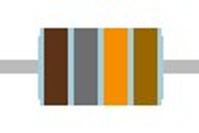 METAL FILM RESISTOR 0,17W: 18kohm