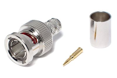 BNC CONNECTOR MALE CRIMP RG6 BNC CONNECTOR MALE CRIMP RG6