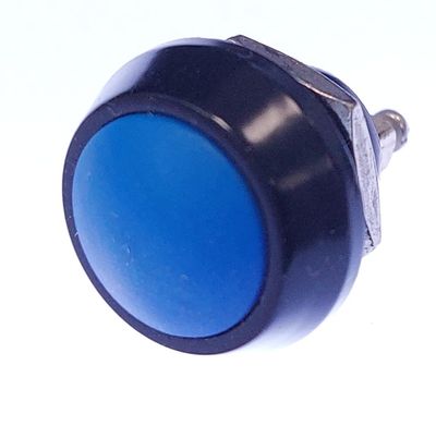 IP65 Anti-Vandal Pushbutton 2A 36VDC Blue