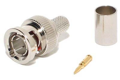 BNC CONNECTOR MALE CRIMP TELLU13 BNC CONNECTOR MALE CRIMP TELLU13