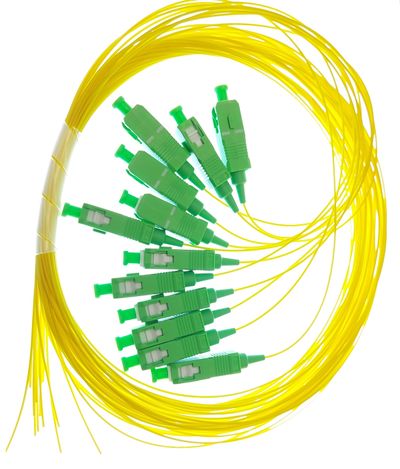SINGLEMODE LC/APC-PIGTAIL SET 12pcs 1,5m Yellow SINGLEMODE LC/APC-PIGTAIL SET 12pcs 1,5m Yellow