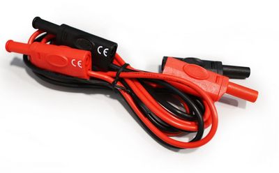 PeakTech 4mm SAFETY BANANA LEAD CATIII 1000V 10A