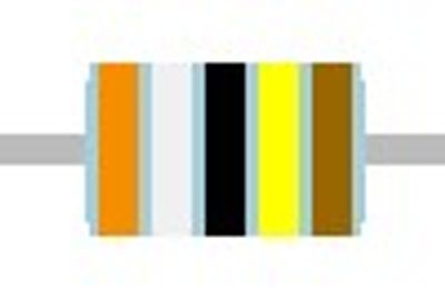 METAL FILM RESISTOR 0,5W: 3,9Mohm