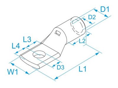 RING TERMINAL M5 25mm2
