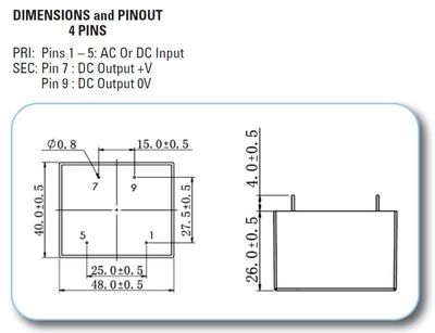 TRANSFORMER 10W 5V SMPS TRANSFORMER 10W 5V SMPS