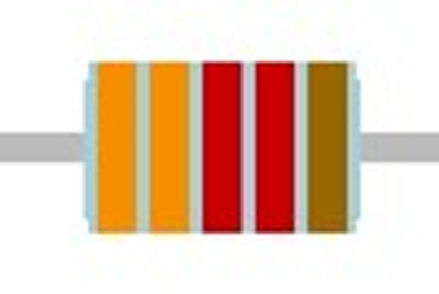 METAL FILM RESISTOR 0,6W: 33,2kohm