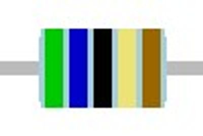 METAL FILM RESISTOR 0,6W: 56ohm