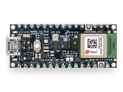 Arduino Nano 33 BLE Sense Rev2 with headers (ABX00070) Arduino Nano 33 BLE Sense Rev2 with headers (ABX00070)