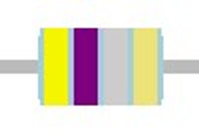 METAL OXIDE FILM RESISTOR 1W: 0,47ohm